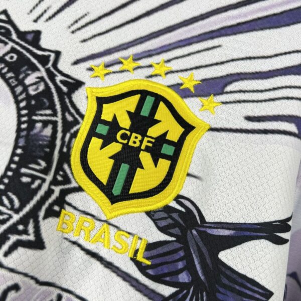 Men's Brazil 2025/26 Dark Purple Jersey - Image 6