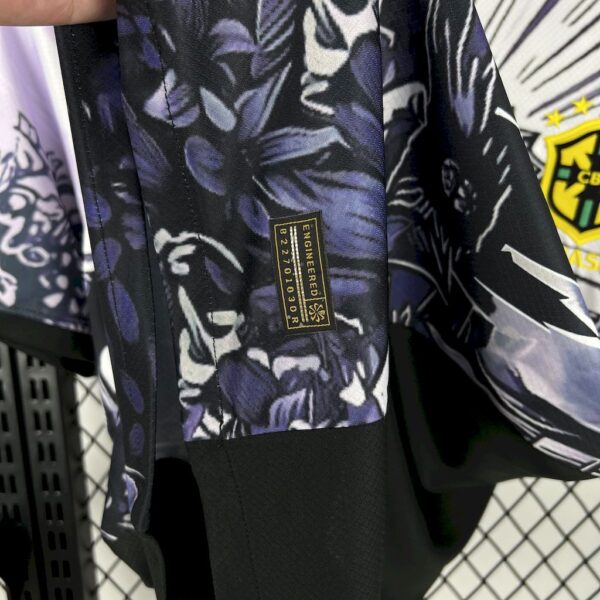 Men's Brazil 2025/26 Dark Purple Jersey - Image 4
