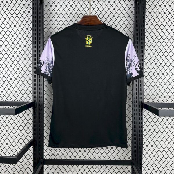 Men's Brazil 2025/26 Dark Purple Jersey - Image 2