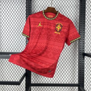 Men's Brazil 2025/26 Jordan Red Special Edition Jersey