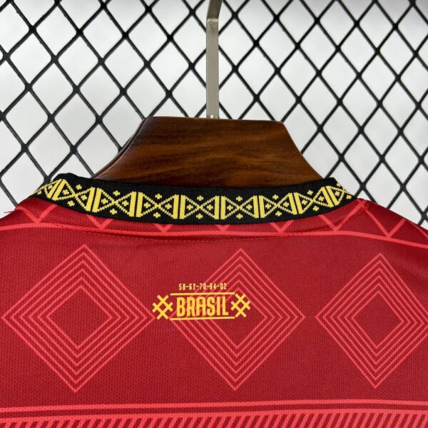 Men's Brazil 2025/26 Jordan Red Special Edition Jersey - Image 3