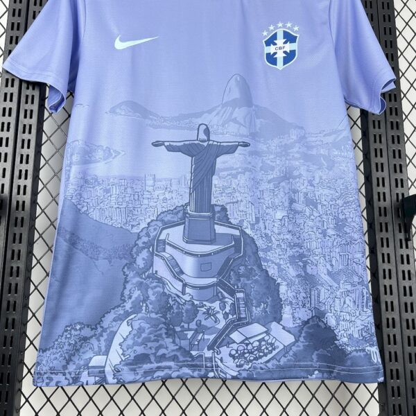 Men's Brazil 2025/26 Light purple Jersey - Image 4