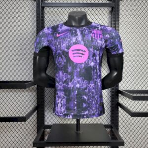 Men's Barcelona 2025/26 Purple Concept Edition Jersey Player Version