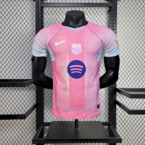 Men's Barcelona 2025/26 Pink Special Edition Jersey Player Version