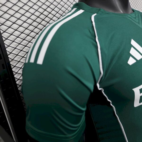 Men's Real Madrid  2025/26 Green special edition Jersey Player Version - Image 5
