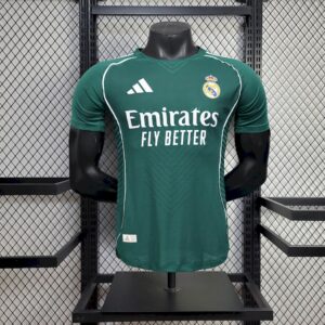 Men's Real Madrid  2025/26 Green special edition Jersey Player Version