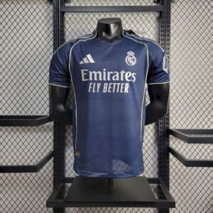 Men's Real Madrid 2025/26 Away Jersey Player Version