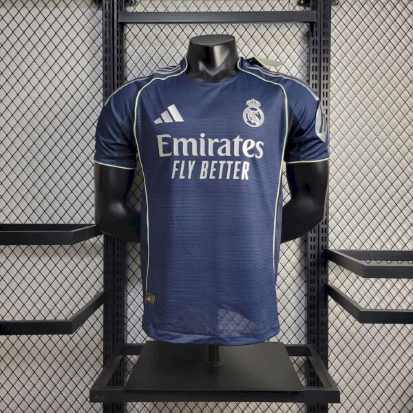 Men's Real Madrid 2025/26 Away Jersey Player Version