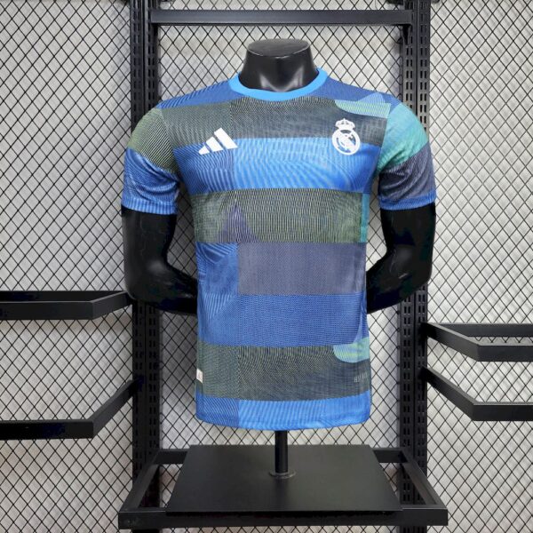 Men's Real Madrid 2025/26 Pre-match training suit Jersey Player Version