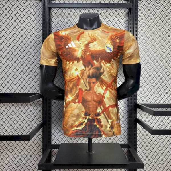 Men's Real Madrid 2025/26 Nezha Phoenix Version Jersey Player Version
