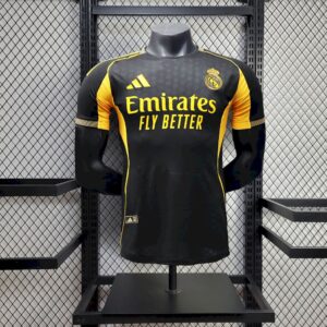 Men's Real Madrid 2025/26 Black Especial Jersey Player Version