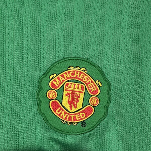 Retro Manchester United 2007/08 Goalkeeper  Long Sleeves Jersey - Image 7