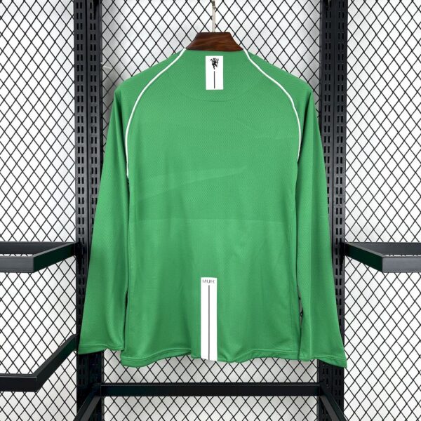 Retro Manchester United 2007/08 Goalkeeper  Long Sleeves Jersey - Image 2