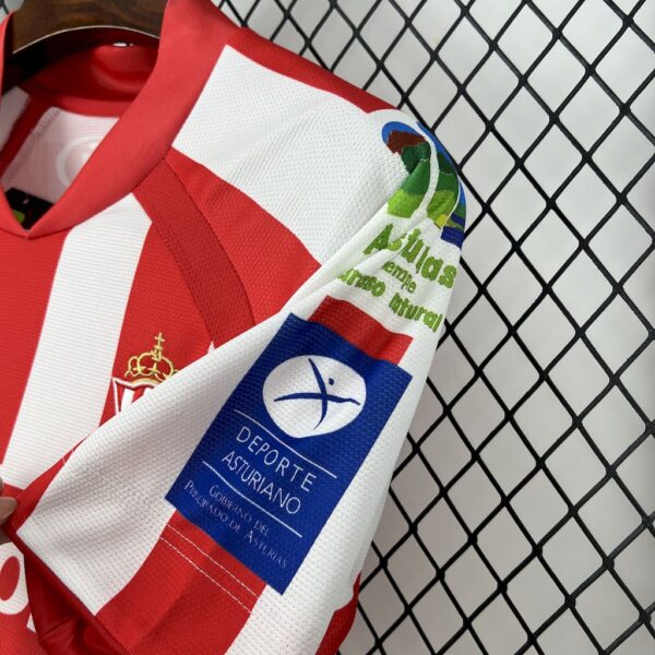 Retro Sporting de Gijon 2008/09 Home Jersey - Image 5