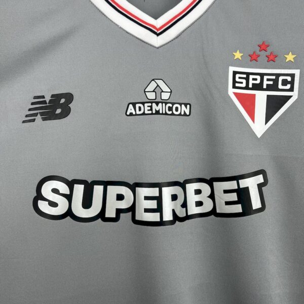 Men's Sao Paulo 2025/26 Special Edition Grey Jersey - Image 7