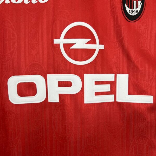 Retro AC Milan 1998/99 Away Red Jersey - Image 5