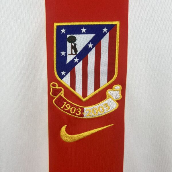 Retro Atletico Madrid 1903/2003 Centennial Edition Jersey - Image 4