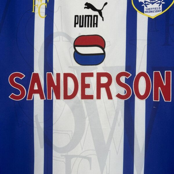 Retro Sheffield Wednesday F.C. 1997 Home Jersey - Image 5