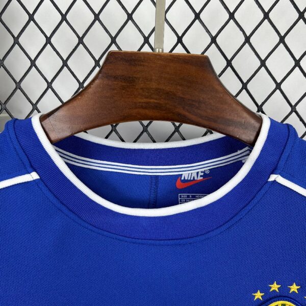 Retro Brazil 1998 Away Jersey - Image 9