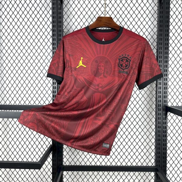 Men's Brazil 2025/26 Jordan Maroon Special Edition Jersey