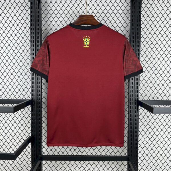 Men's Brazil 2025/26 Jordan Maroon Special Edition Jersey - Image 2