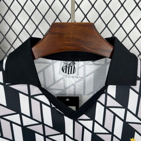 Retro Santos 1990 Away Jersey - Image 8