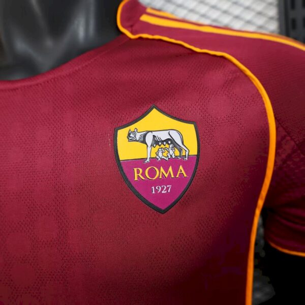 Men's AS Roma 2025/26 Home Jersey Player Version - Image 10