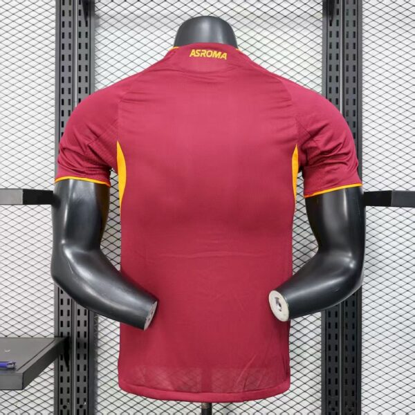 Men's AS Roma 2025/26 Home Jersey Player Version - Image 2