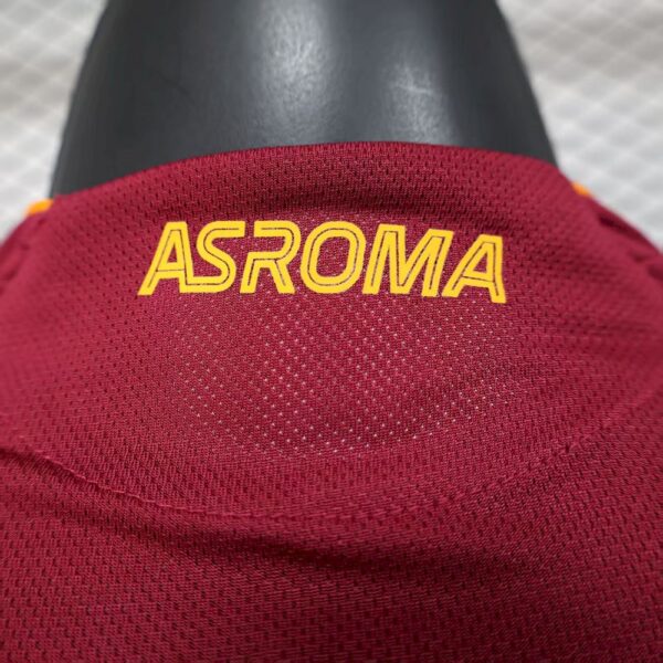 Men's AS Roma 2025/26 Home Jersey Player Version - Image 9