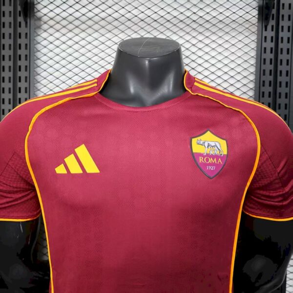 Men's AS Roma 2025/26 Home Jersey Player Version - Image 6