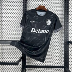 Men's Sporting CP 2025/26 Black Away Jersey