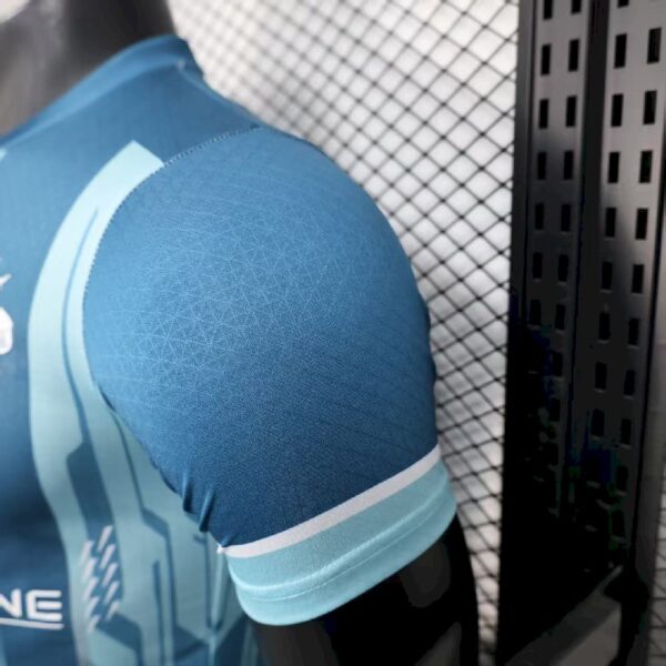 Men’s Olympique Marseille 2025/26 Blue Jersey Player Version - Image 5