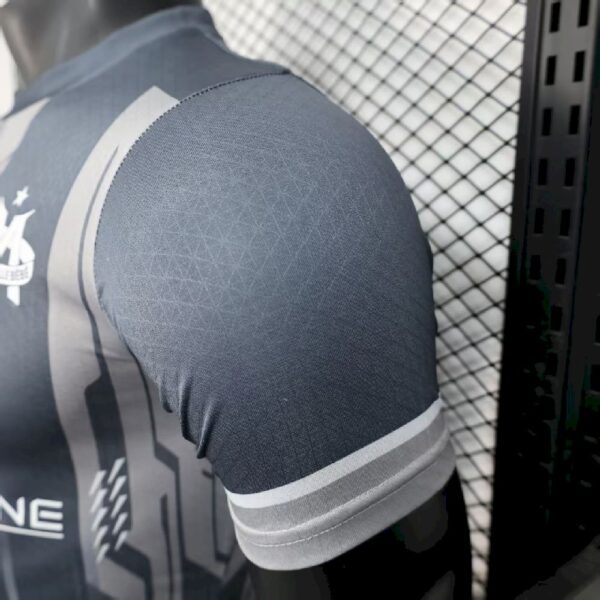 Men’s Olympique Marseille 2025/26 Grey Jersey Player Version - Image 5