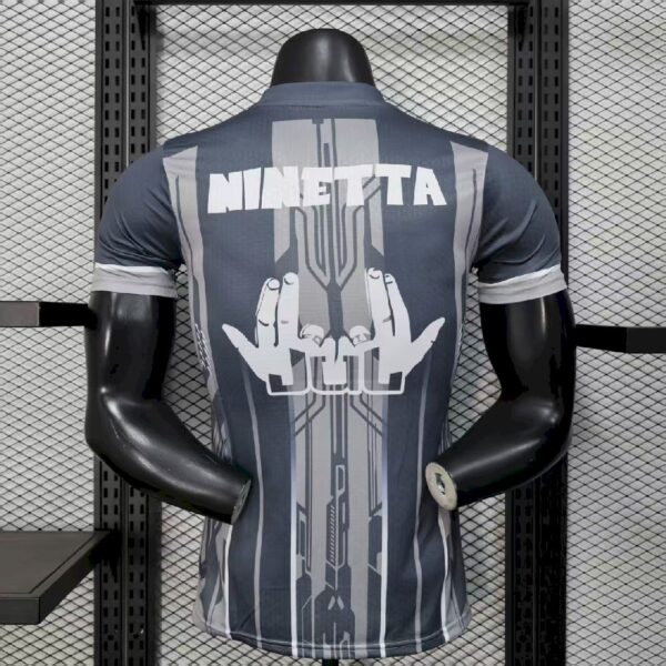 Men’s Olympique Marseille 2025/26 Grey Jersey Player Version - Image 2
