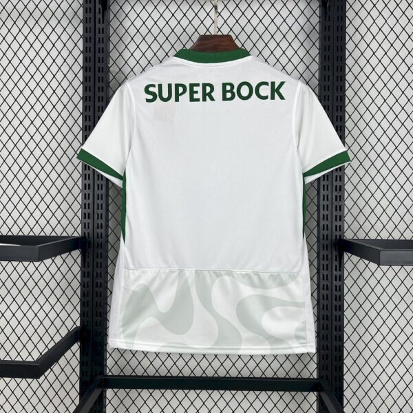 Men's Sporting CP 2025/26 Whtie Away Jersey - Image 2