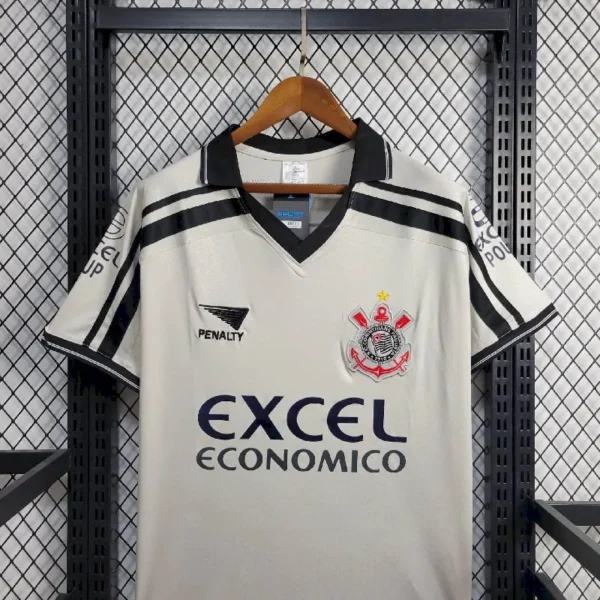 Retro Corinthians 1998 Home Jersey - Image 6