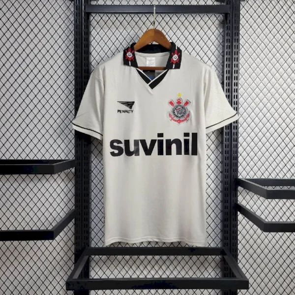 Retro Corinthians 1996 Home Jersey - Image 3