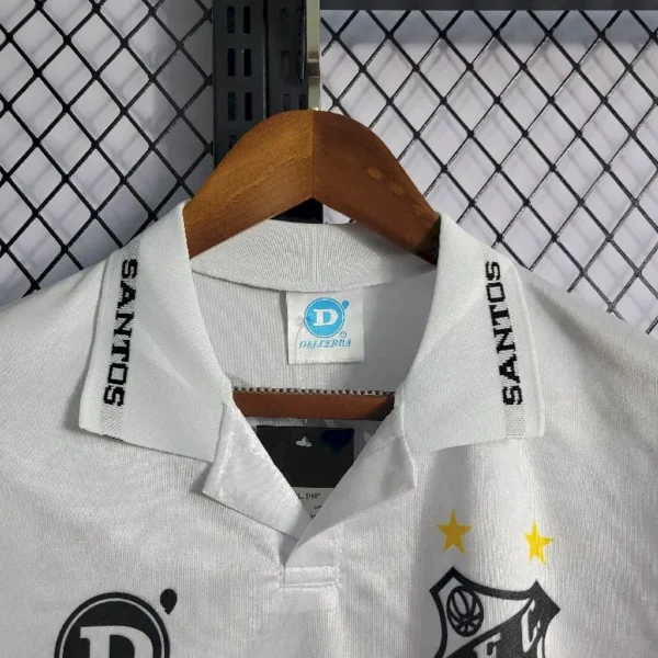 Retro Santos 1993/94 Home Jersey - Image 6