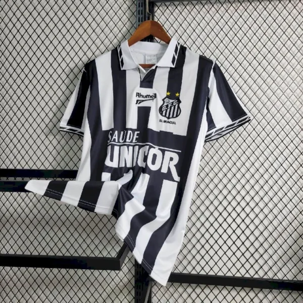 Retro Santos 1996/97 Away Jersey - Image 3