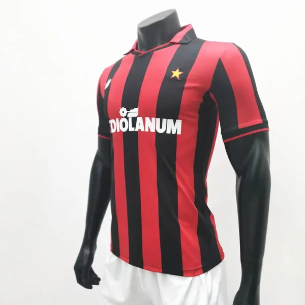 Retro AC Milan 1990/91 Home Jersey - Image 8