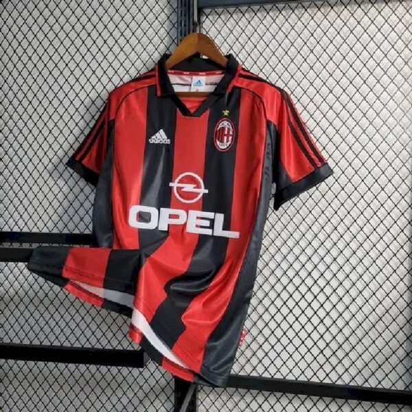 Retro AC Milan 1998/99 Home Jersey - Image 2