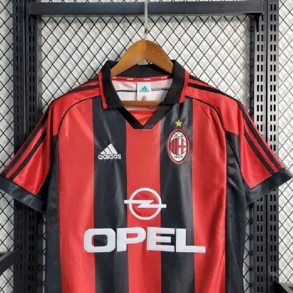 Retro AC Milan 1998/99 Home Jersey - Image 3