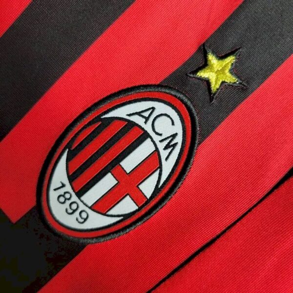 Retro AC Milan 2007/08 Home Jersey - Image 6