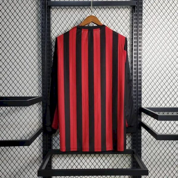 Retro AC Milan 2013/14 Home Long Sleeves Jersey - Image 3