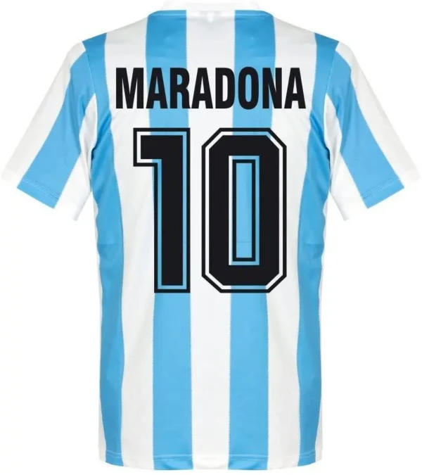 Retro Argentina 1986 Maradona Home Jersey - Image 2