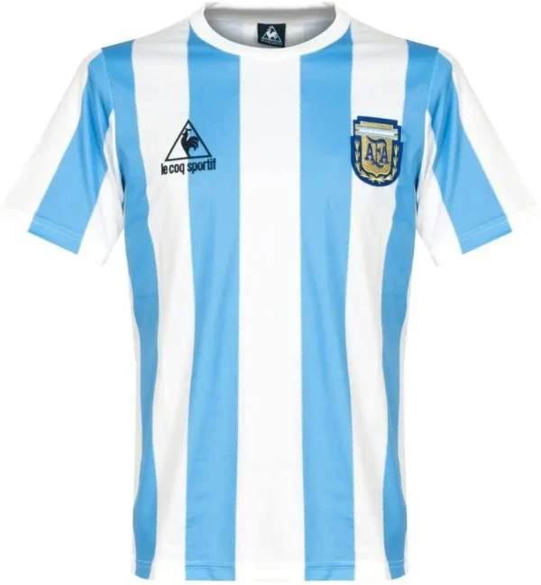 Retro Argentina 1986 Maradona Home Jersey - Image 3
