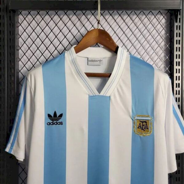 Retro Argentina 1993 Home Jersey - Image 2