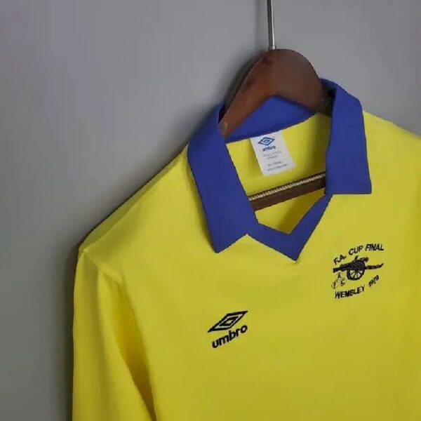 Retro Arsenal 1971/79 Away Long Sleeve Jersey - Image 3