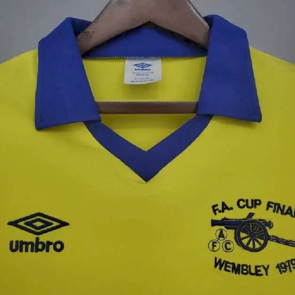 Retro Arsenal 1971/79 Away Long Sleeve Jersey - Image 2