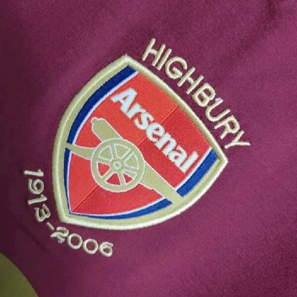 Retro Arsenal 2005/06 Home Jersey - Image 6
